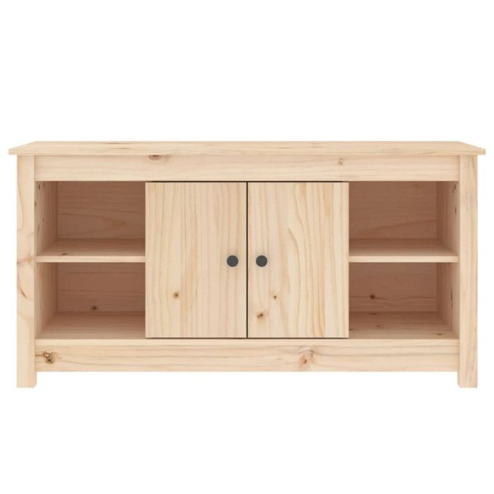 VidaXL Meuble TV 103x36,5x52 cm Bois de pin massif 814574