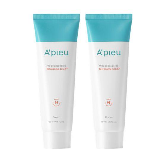 

A’PIEU Madecassoside Tetrasome Cica Cream Soothing Repair Moisturizer 120ml x2