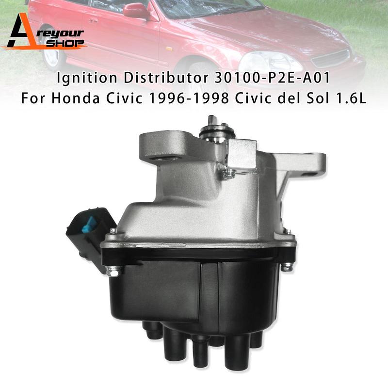 Ignition Distributor 30100-P2E-A01 for Honda Civic 1996-1998 Civic del Sol 1.6L
