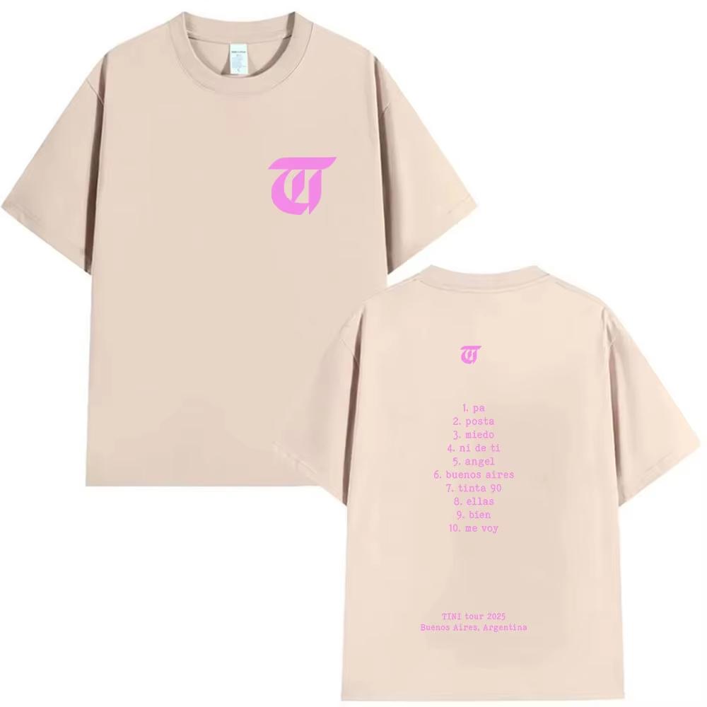Tour Print T Shirts Men Women Fashion Aesthetic Clothing T-shirt Fans Gift Tops Oversized Cotton Tees