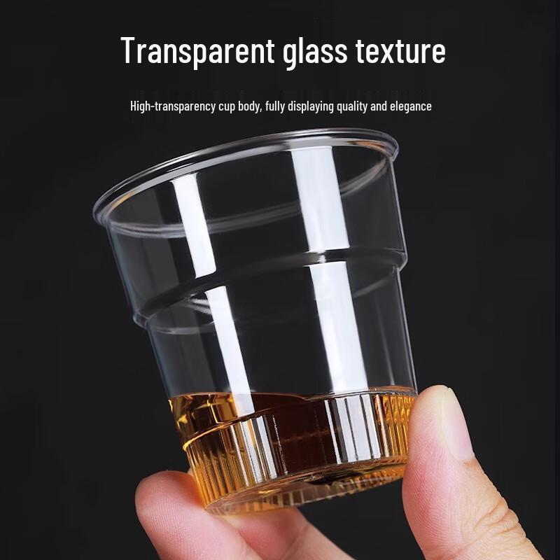 Chahua Thickened Disposable Transparent Plastic Cups