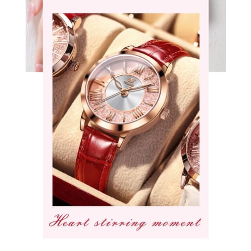 Stylish, Classic, and Simple Women's Watch with a Quicksand Movement. Perfect for Business or Everyday Wear. Also Available: Bracelets and Necklaces.