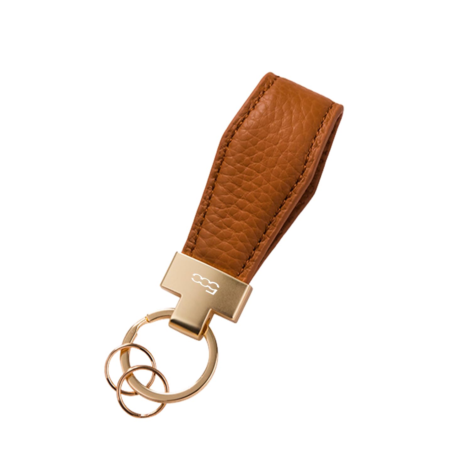 

MailiMy 500 Suitable Key Ring, Genuine Leather Key Chain, Unique Gunmetal Color for More коричневий