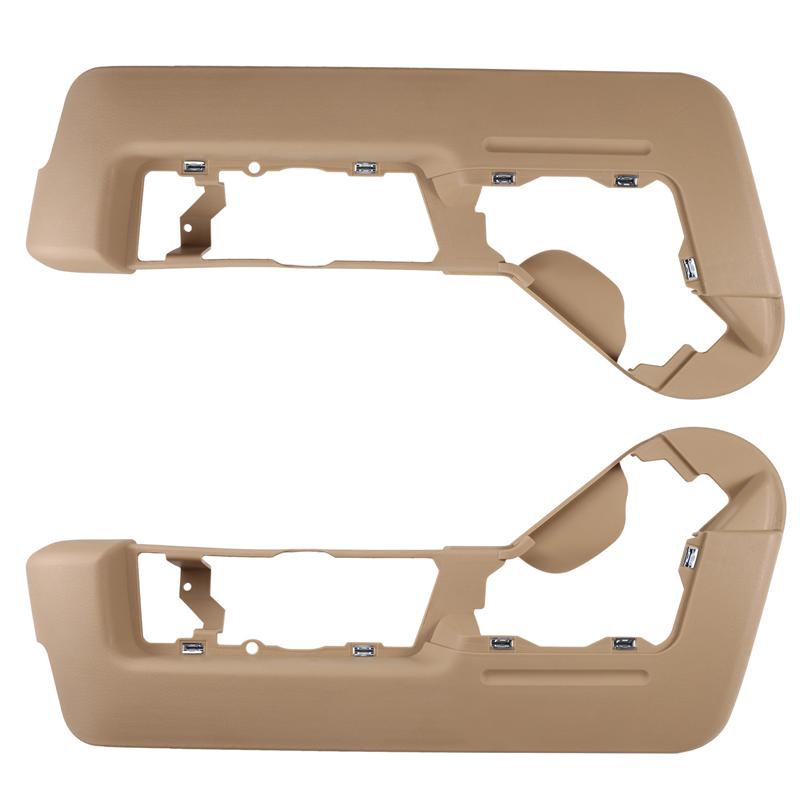 ABLZ-1Pair Front Seat Guard Panel BL3Z-1562187-AA BL3Z-1562186-AA For Ford F-150 Lincoln Mark LT 11-14 Seat Outer Frame Trim