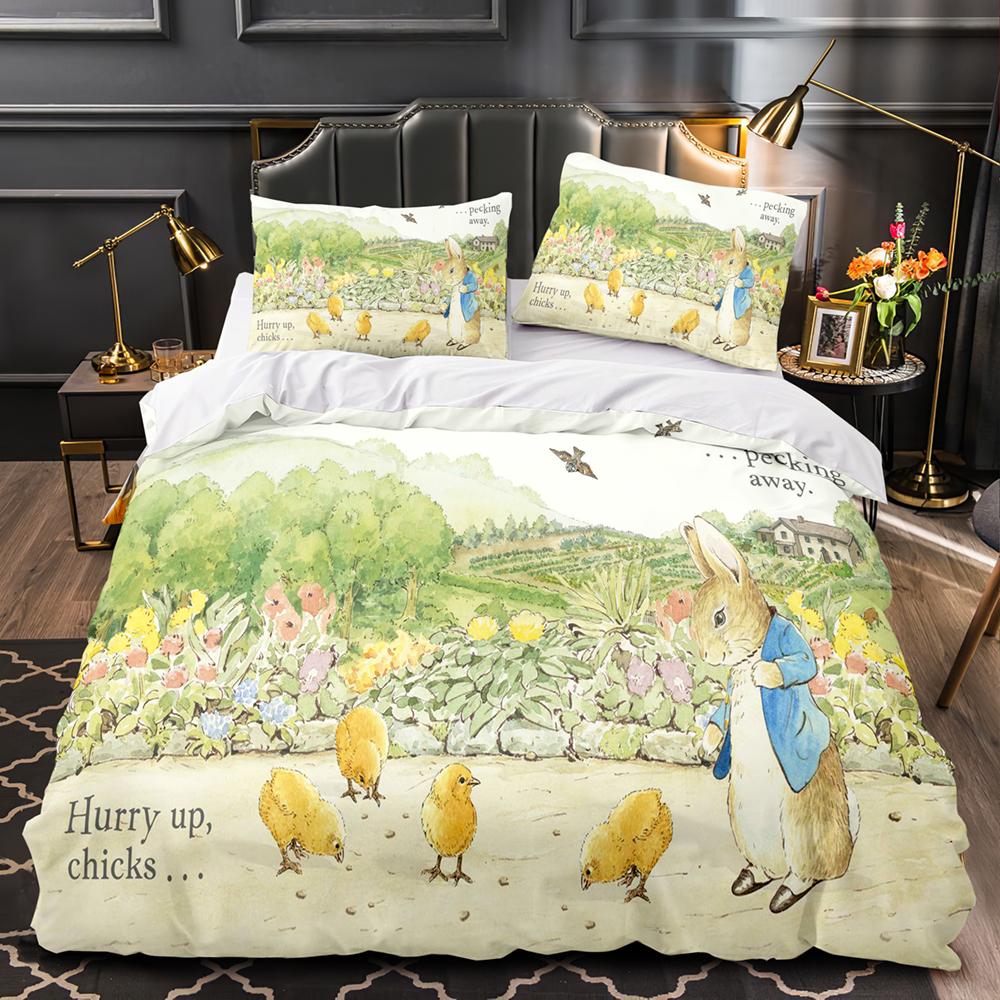 Bedding Sets Peter the Rabbit Australia /Europe/USA Full Queen King Size Quilt Duvet Cover Pillow Case 2-3 Pieces Sets
