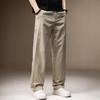 High-end Straight Lyocell Ice Silk Casual Pants for Men's Summer Thin Cool Loose and Drape Wide-leg Trousers for Men