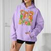 Women's Loose Comfortable Casual Fashion Character Printed Hooded Long Sleeve Sweatshirt