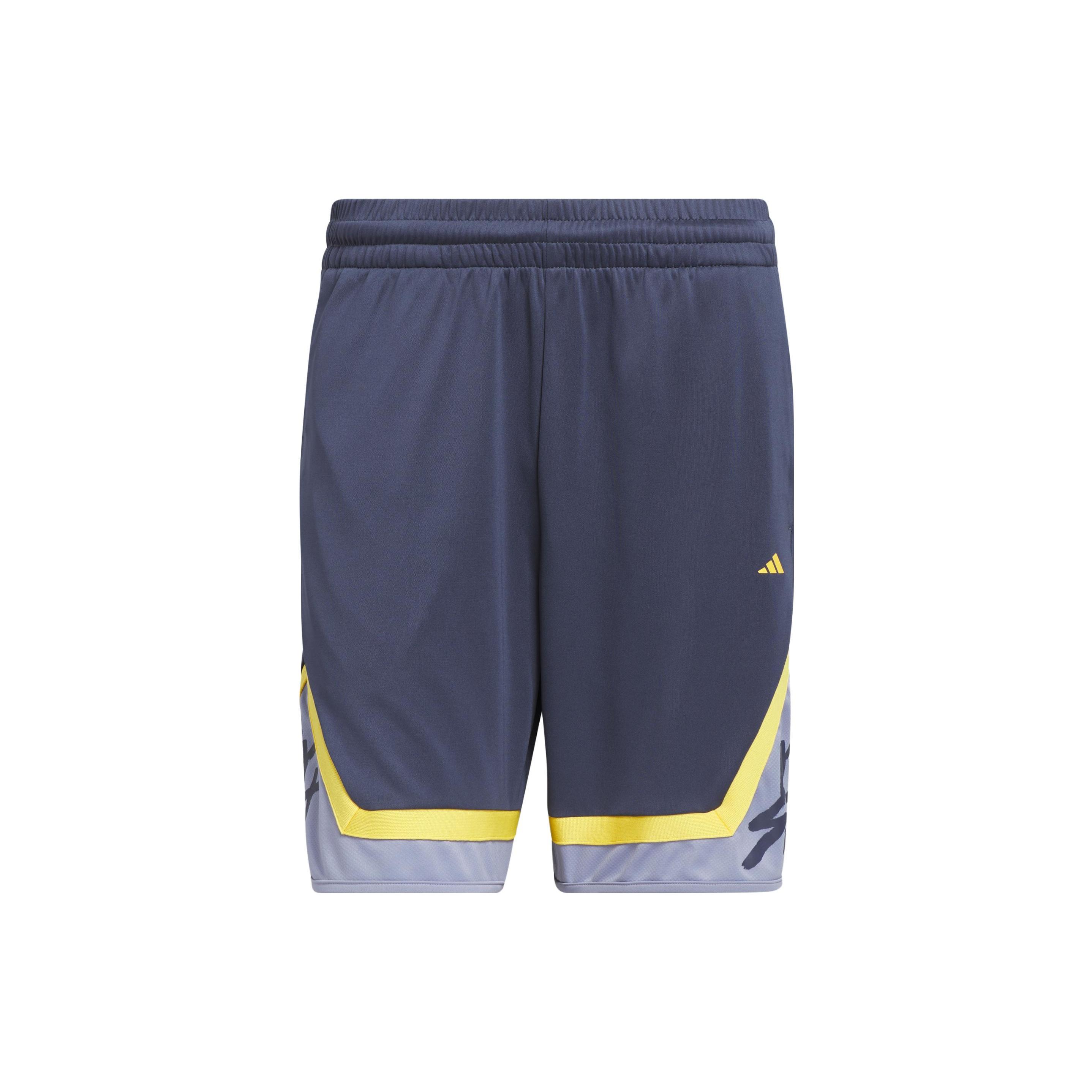 

Adidas Basketball Shorts Men s Dark Navy Blue Moderate Straight Fit Pants IN1709 XL