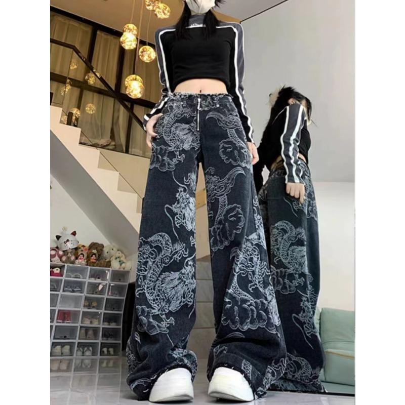 パンツ 2000's archive dragon grunge denim pants パンツ 2000's archive dragon grunge denim pants 2000's