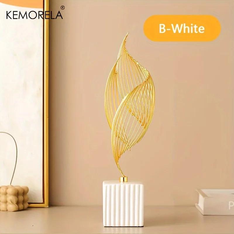 

Ceramic Nordic Luxury Sculpture - Home & Office Desk Ornament (Living Room Wall Decor Idea)