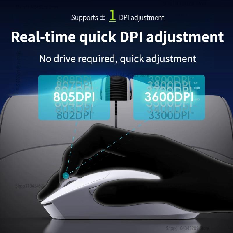 Bluetooth Mouse Wireless Rechargeable Pro Superlight Computer Mouse Gamer USB Laptop Office Table Performance Close To Paw3395