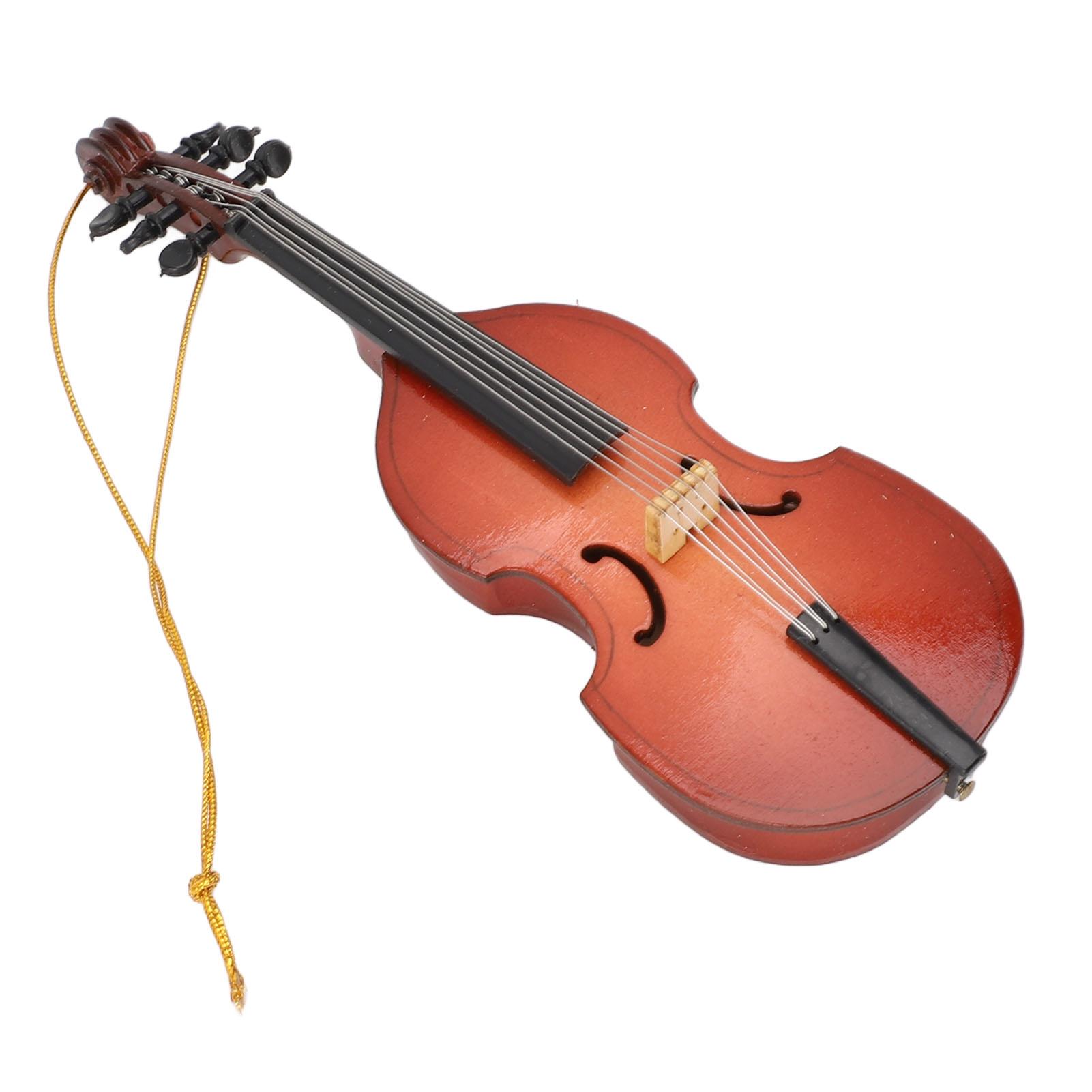 

Миниатюрное подвесное украшение в виде баса из липы, элегантное, для дома, книжной полки