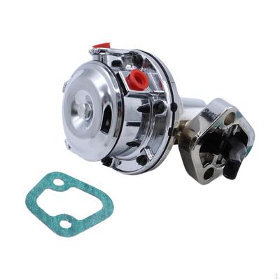 Tsp JM1003C Silver Mechanical Fuel Pump for Chevy SB 262-400 V8 Engine