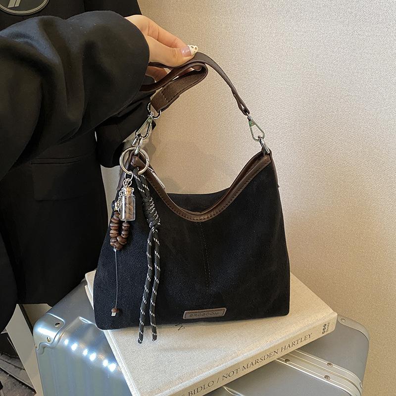 2025 Autumn Women's Leopard Print Large Capacity Crossbody & Shoulder Bucket Bag