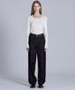 BASIC HOUSE Women'S Square Neck Long Sleeve Sweater Ivory Lykt7204