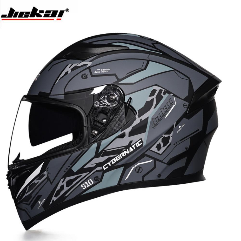 

Double Lens Motorcycle Helmet Men s Off-Road Running Helmet Electric Vehicle Women s Winter Full Cap Full Helmet 2XL