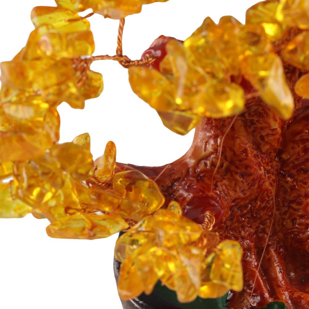 Artificial Feng Shui Tree 18cm Fortune Tree Bonsai Prosperity Lucky Money Tree  Office