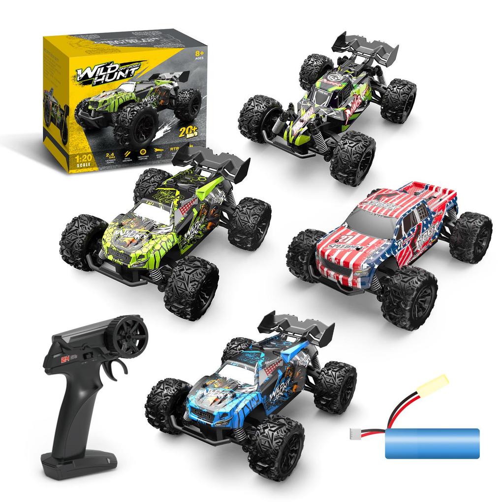 1:20 Two-Wheel Drive Remote Control Climbing Car: High-Speed 2.4G Model RC Toy for Kids