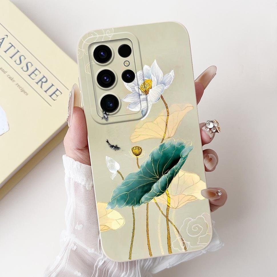 For Samsung Galaxy S24 Ultra Case Beautiful Cartoon Cover S24Ultra S928B S928U Soft TPU Phone Case For Samsung S24 Ultra Shell