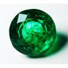 7.2 Ct Natural Emerald Untreated Green Colombian Round Cut CERTIFIED Gemstone