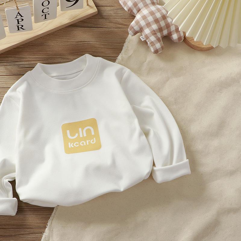 

Детский теплый флисовый базовый слой с длинным рукавом: Толстый свитер с воротником средней/высокой стойки для мальчиков, осенне-зимний стиль для девочек 110 cm