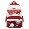 Korean Version of Schoolbag for Female Junior High School Students, Cute Transparent Pain Bag, Large-capacity Computer Backpack, Versatile St
