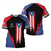 Puerto Rico Flag Graphic T-shirt Men 3d Printed T Shirt Children Short Sleeves