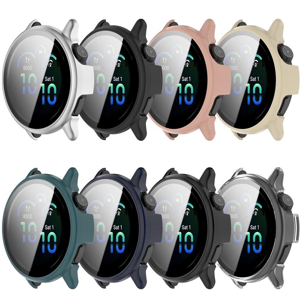 

Full Coverage Screen Cover Protector Shell for Garmin Vivoactive 6 Smart Watch Accessories рожевий