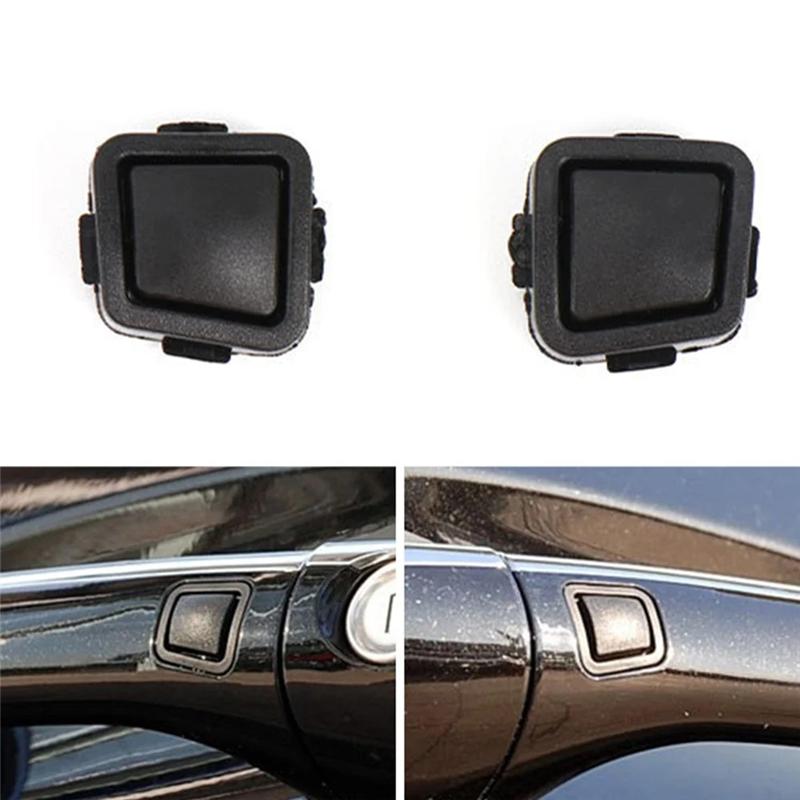 Keyless-Go Exterior Door Handle Buttons Covers 2Pcs Fit For W211 C209 W219 W251