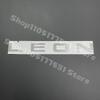 3D LEON Car Emblem Badge For Seat Leon, Chrome & Gloss Black ABS Rear Trunk Nameplate Sticker