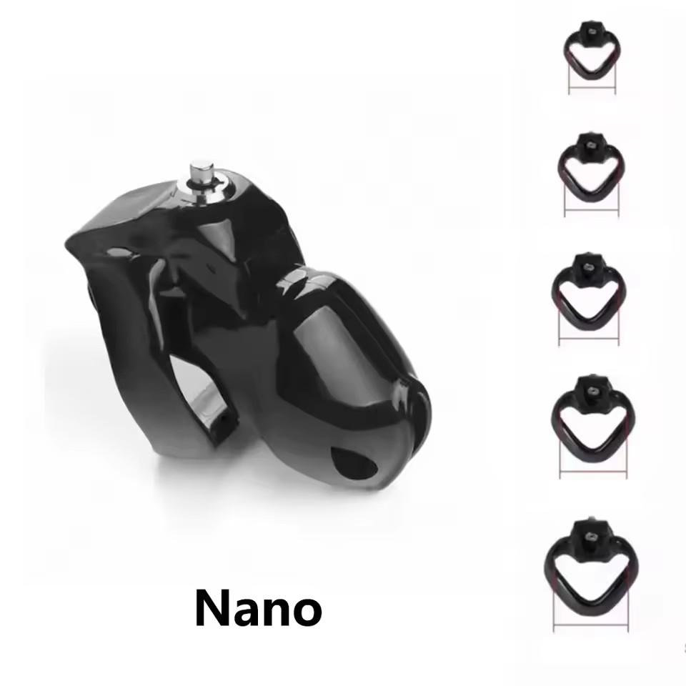 High-quality HT V5 Chastity Cage Male Click Lock Penis Ring Device/Belt Chastity Inescapable Extreme Sex Toys for Men Gay 18+