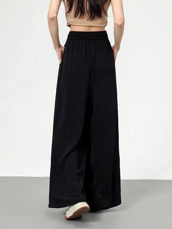Plus Size European American Wide Leg Culottes - Casual Jogger Trousers for Women