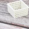 3Pcs 1/12 Dollhouse Miniature Plastic Frame Hand-Woven Storage Basket Decoration