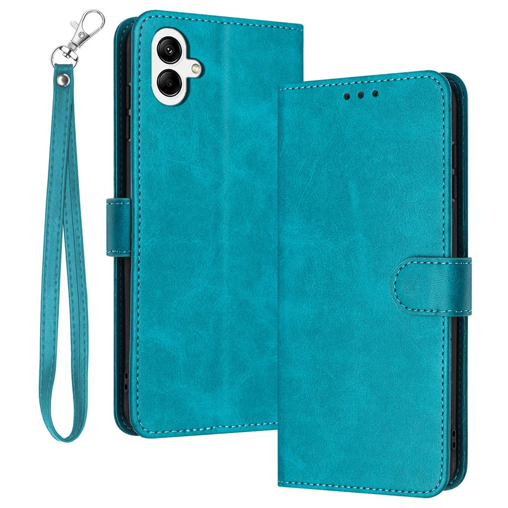 For Samsung Galaxy A06 4G Case Flip Stand PU Leather Wallet Phone Cover Calf Texture