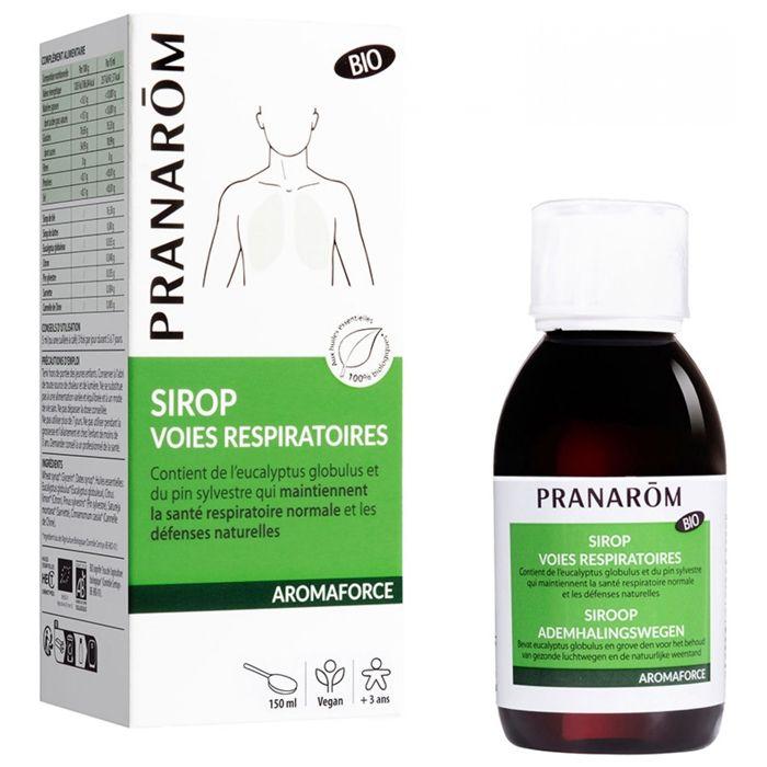 Pranarom Aromaforce Sirop Voies Respiratoires Bio 150ml