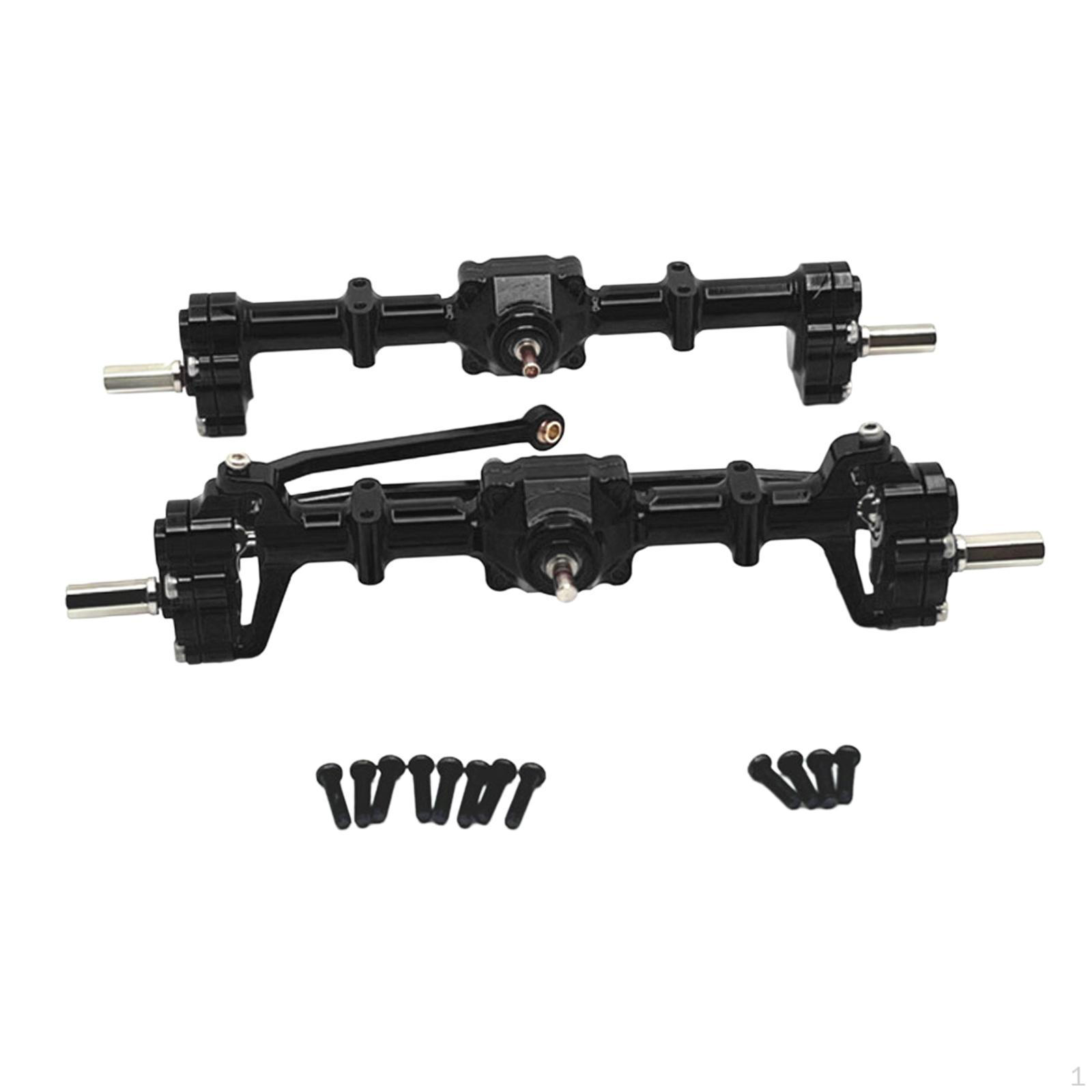 

Корпус осі для автомобілів з радіоуправлінням MN82 LC79 у масштабі 1/12 Black