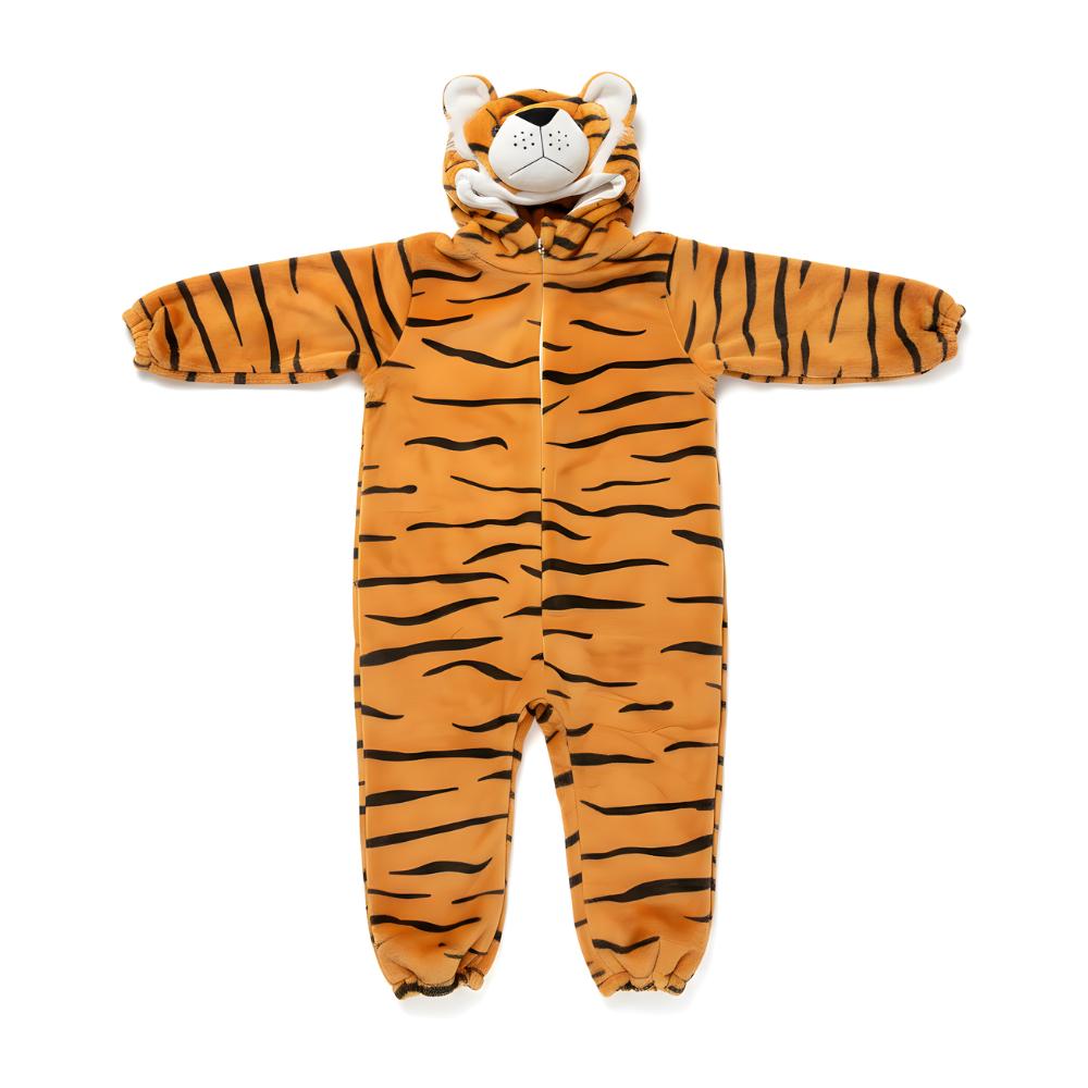 Pyjama Onesie Kostüm Verkleidung Schlafanzug Tiger Baby 90: 78-86 Cm