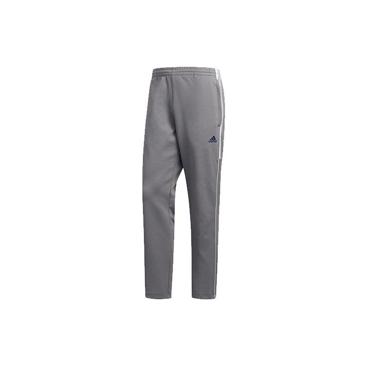 adidas 3-Stripe Collection Dobby Pant Casual Elastic Waistband Sports Long Pants Gray Men s FL2918 XXXL