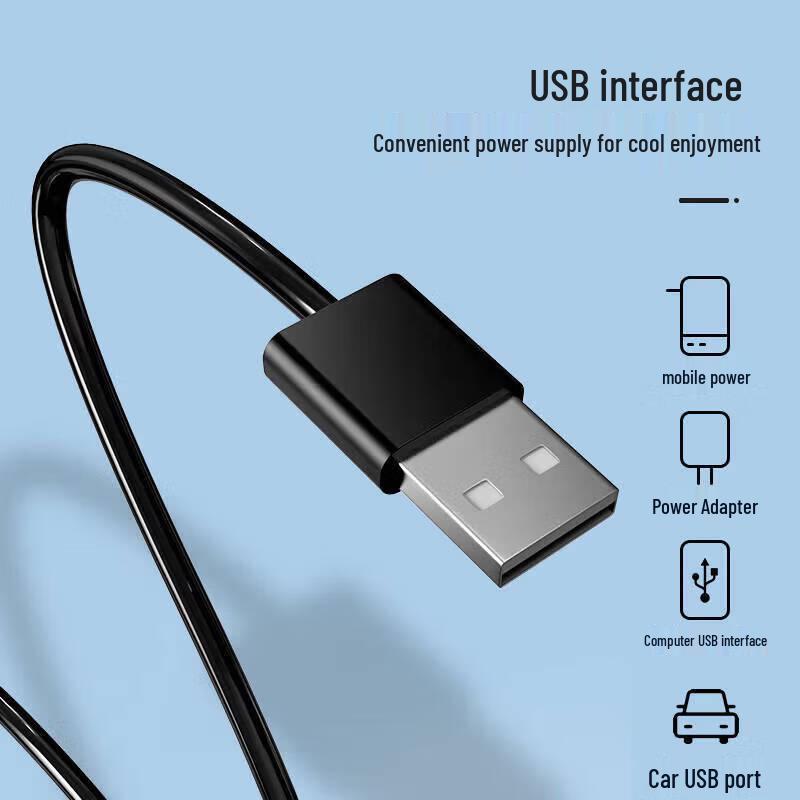 deli USB Desk & Clip-on Mini Silent Fan