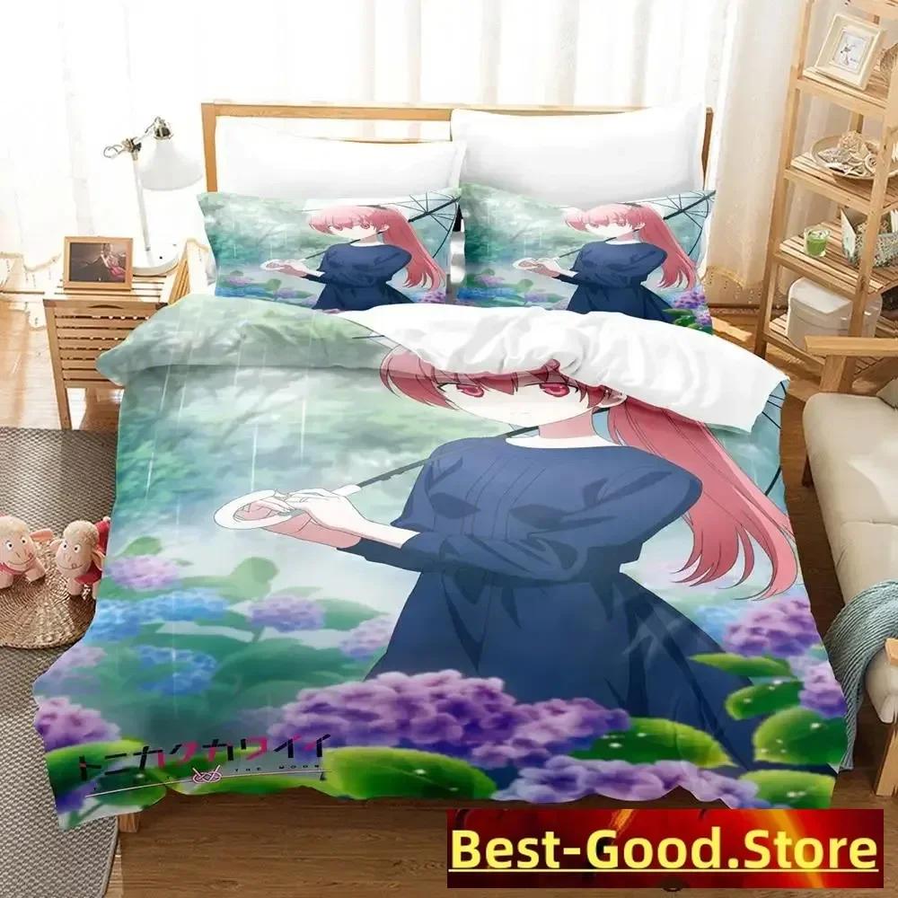 

Fly Me to the Moon Anime parure Printed Bed Set Duvet Cover Pillowcase Bedding Set Linen Sheet Quilt Cover Full Queen King Size 70x133cm 2pcs
