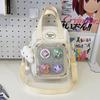 Small Back School Shoulder Bag Clear Pocket Kawaii Itabag Harajuku Crossbody Bag  for Teenage Girls