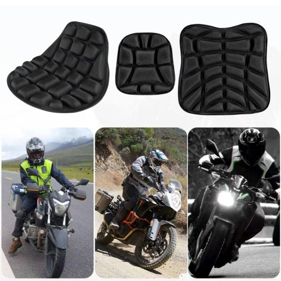 Motorcycle Seat Cushion Breathable EVA Rubber Sponge Cushion Long-distance Riding Cushion Travel Shock-absorbing Seat Cushion