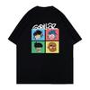 Gorilaz Character Image Pattern Printed TShirt Casual Unisexs and Womens Universal Streetwear