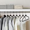 Non-Slip Velvet Adult Hangers 5 Count Ultra Slim Space Saving Closet Organizer Flocked Notched Swivel Hook Durable Clothes