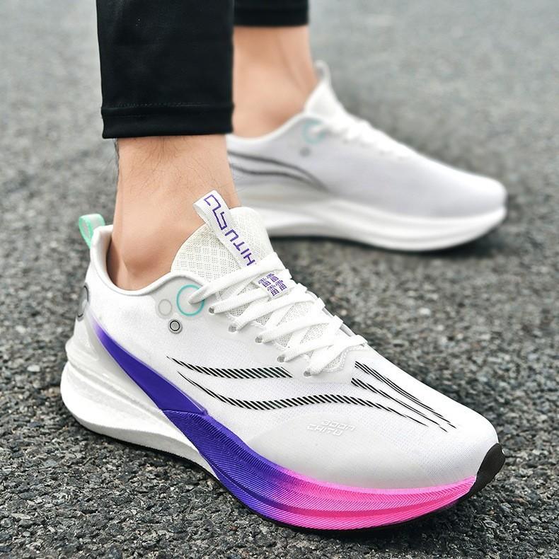 Red Rabbit 8RPO Popcorn Carbon Board Running Shoes Male and Female Students Racing Sneakers Men's Shoes Lightweight Shock Absorption Running Shoes W