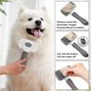One-Button Pet Deshedding Brush - Detangles & Removes Loose Hair for Dogs & Cats, Easy Clean, Ergonomic Grip