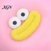 Steamed Bun Squeeze Toy Cartoon Sausage Mouth Stress Ball Big Eyes Relief Fidget Soft Stretchy Decompression Dumpling Desk Anti-stress