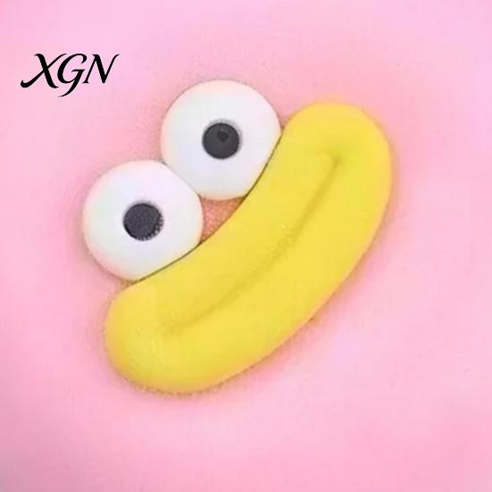 Steamed Bun Squeeze Toy Cartoon Sausage Mouth Stress Ball Big Eyes Relief Fidget Soft Stretchy Decompression Dumpling Desk Anti-stress