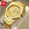 Quartz Watch for Men StainlSteel Strap Waterproof Luminous Auto Date Hand Clock Fashion Simple Classic Men's Wristwatch