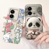 For Vivo Y22 Y22s Y22t Phone Case Vivo V2206 V2207 Y22 Y22s Y22t Elegant Floral Cat Painted Soft Silicone Shockproof Cases